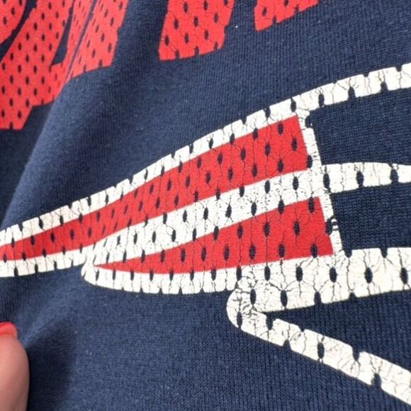 Nike Dri- Fit New England Patriots Long Sleeve Navy Blue T-Shirt Small  unisex - Picture 10 of 10